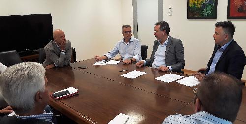 L'assessore Pizzimenti incontra la delegazione di Ance Fvg